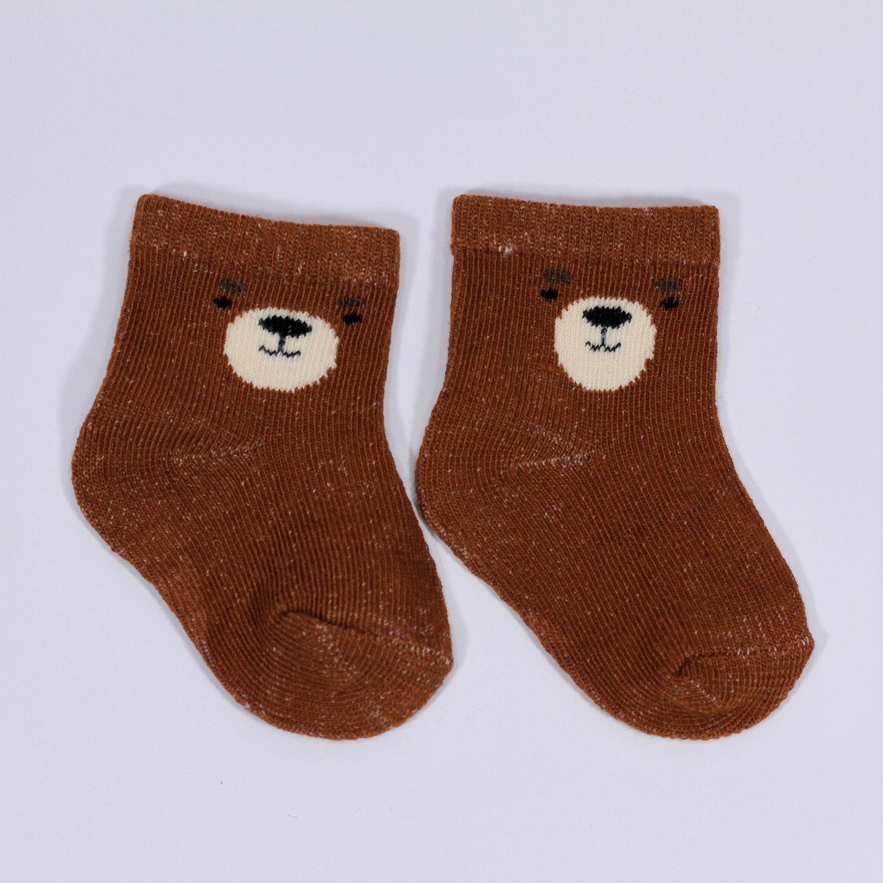 Lot de 3 chaussettes pour bébé garçon à motif ours