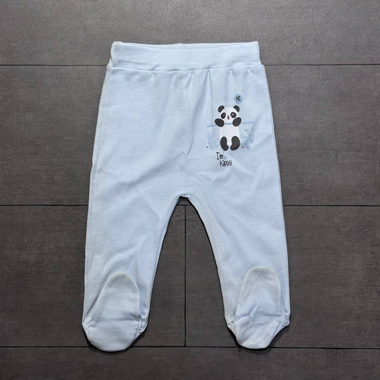 Pantalon bébé en coton doux ( pieds fermés )