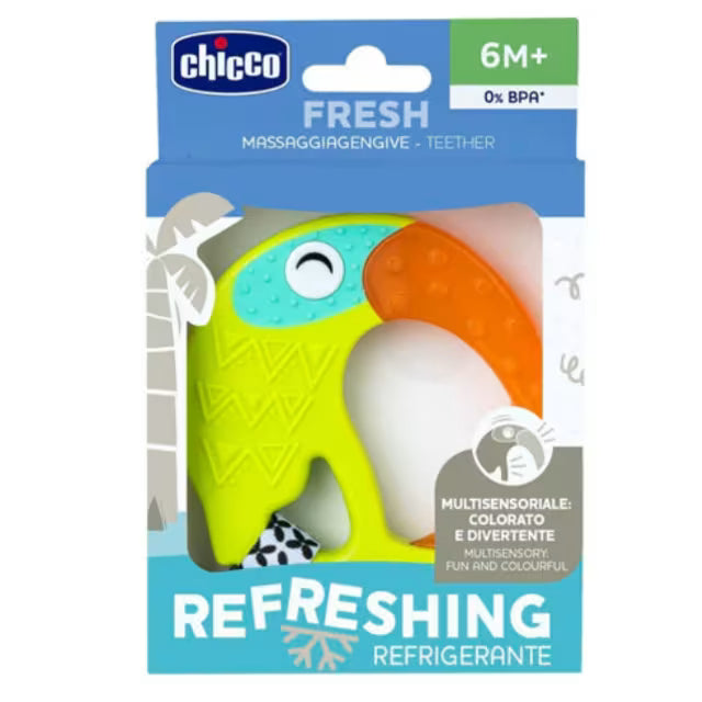 Chicco - Anneau de dentition et Hochets : Fresh Funny 6M+