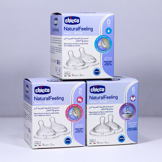 Chicco – Lot de 2 Tétines en Silicone – NaturalFeeling