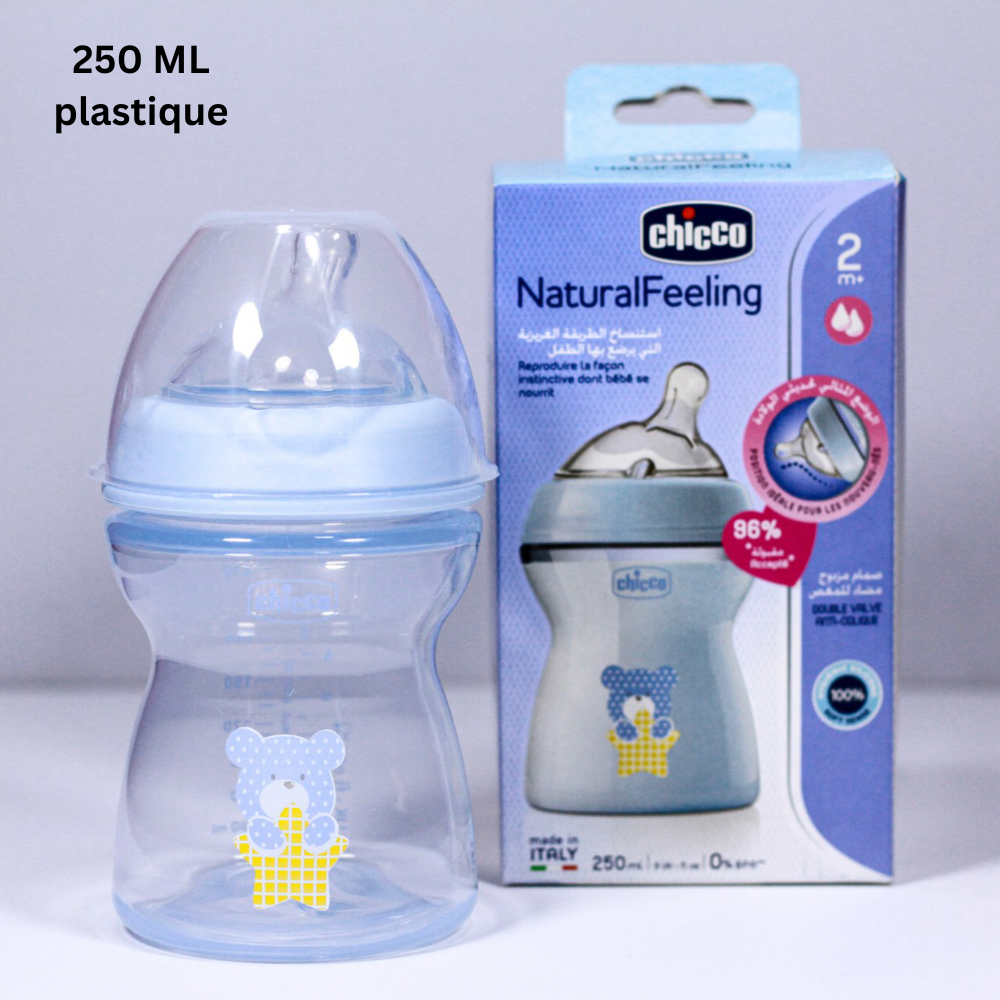 Chicco - Biberon en Plastique - NaturalFeeling