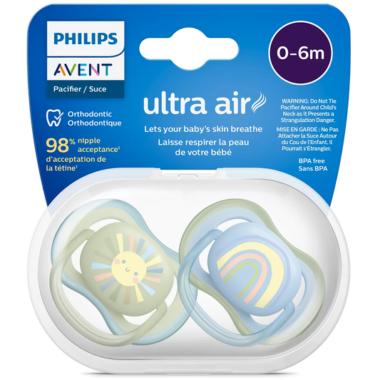 Philips Avent - Sucette 2 pieces - Ultra Air SCF085/30
