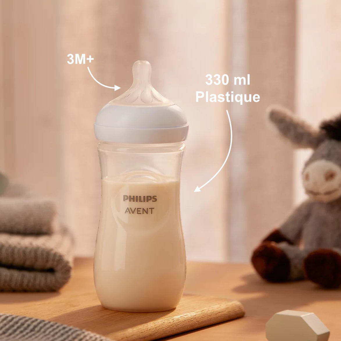 Philips Avent - Biberon en Plastique "بلاستيك" - Naturelle