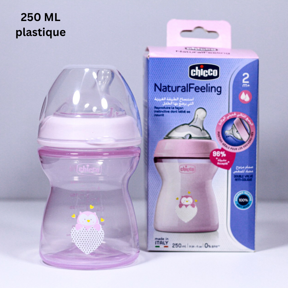 Chicco - Biberon en Plastique - NaturalFeeling