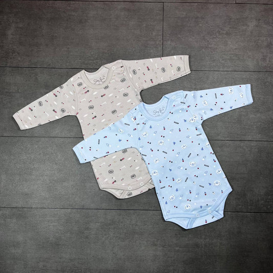 Body à manches longues "IMPRIMÉ"