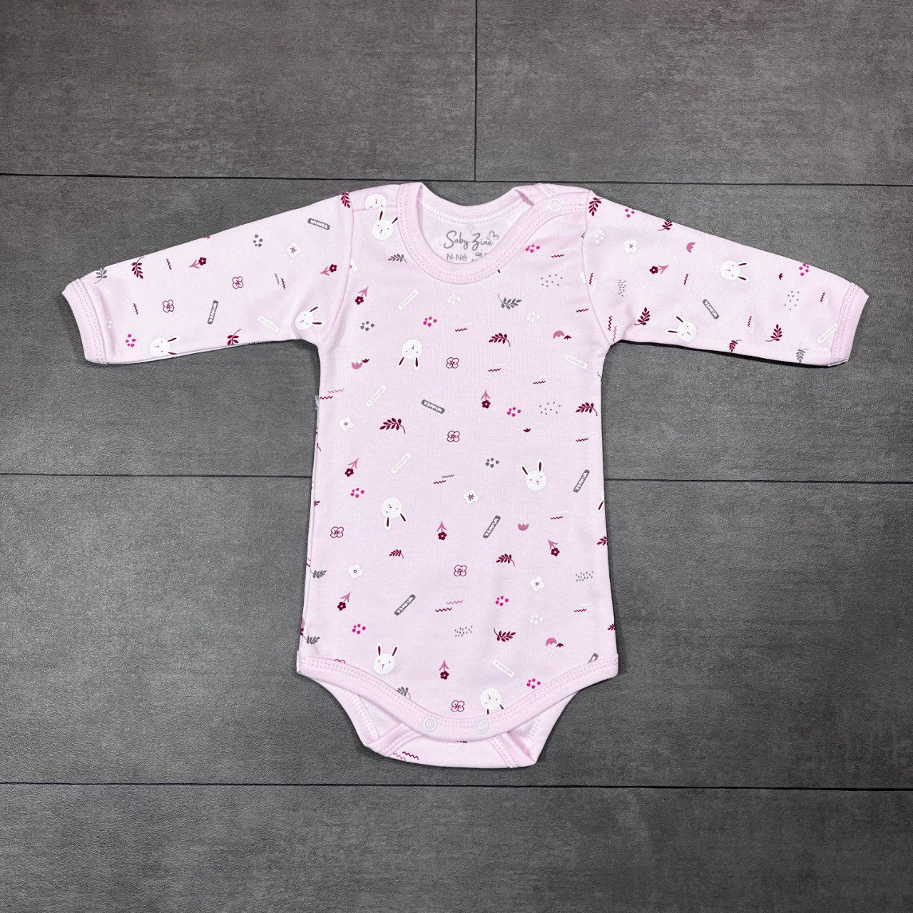 Body à manches longues "IMPRIMÉ"