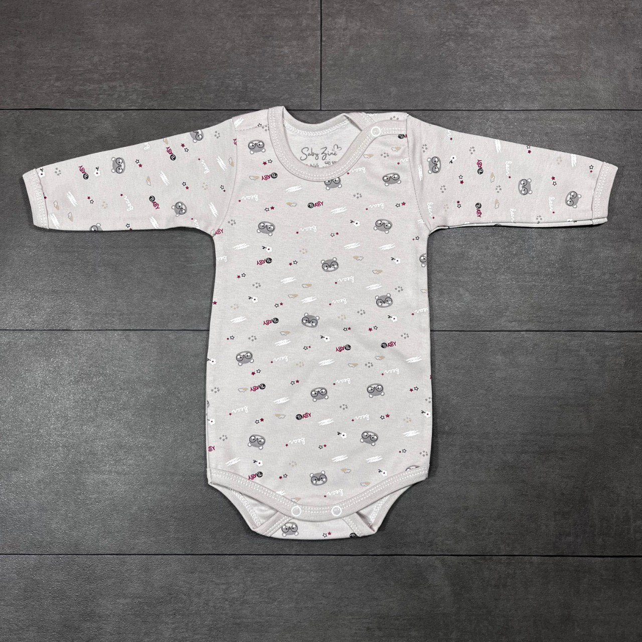 Body à manches longues "IMPRIMÉ"