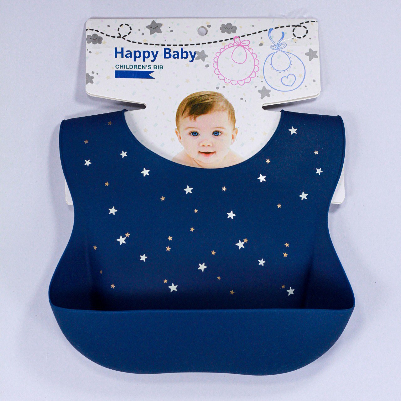 Bavoir en silicone - HAPPY BABY