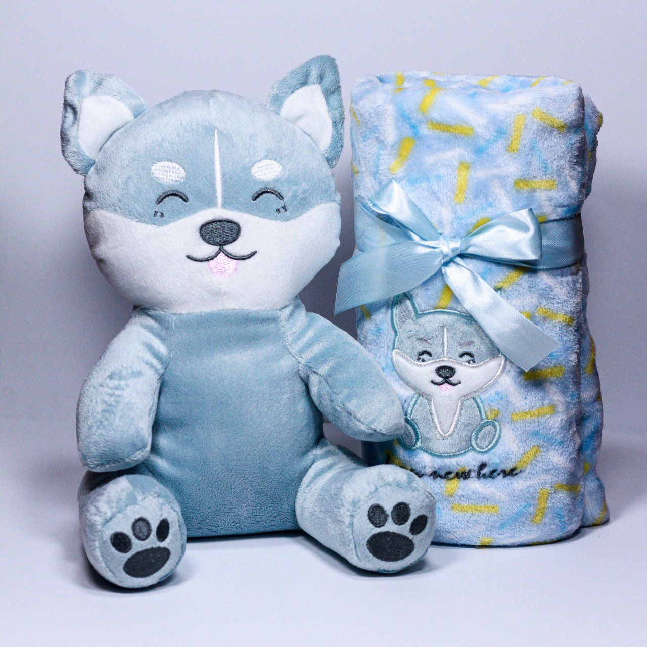 Couverture et peluche Hippo Baby