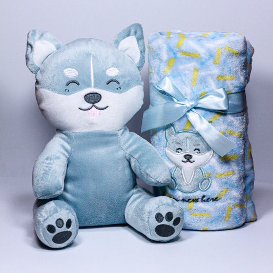 Couverture et peluche Hippo Baby