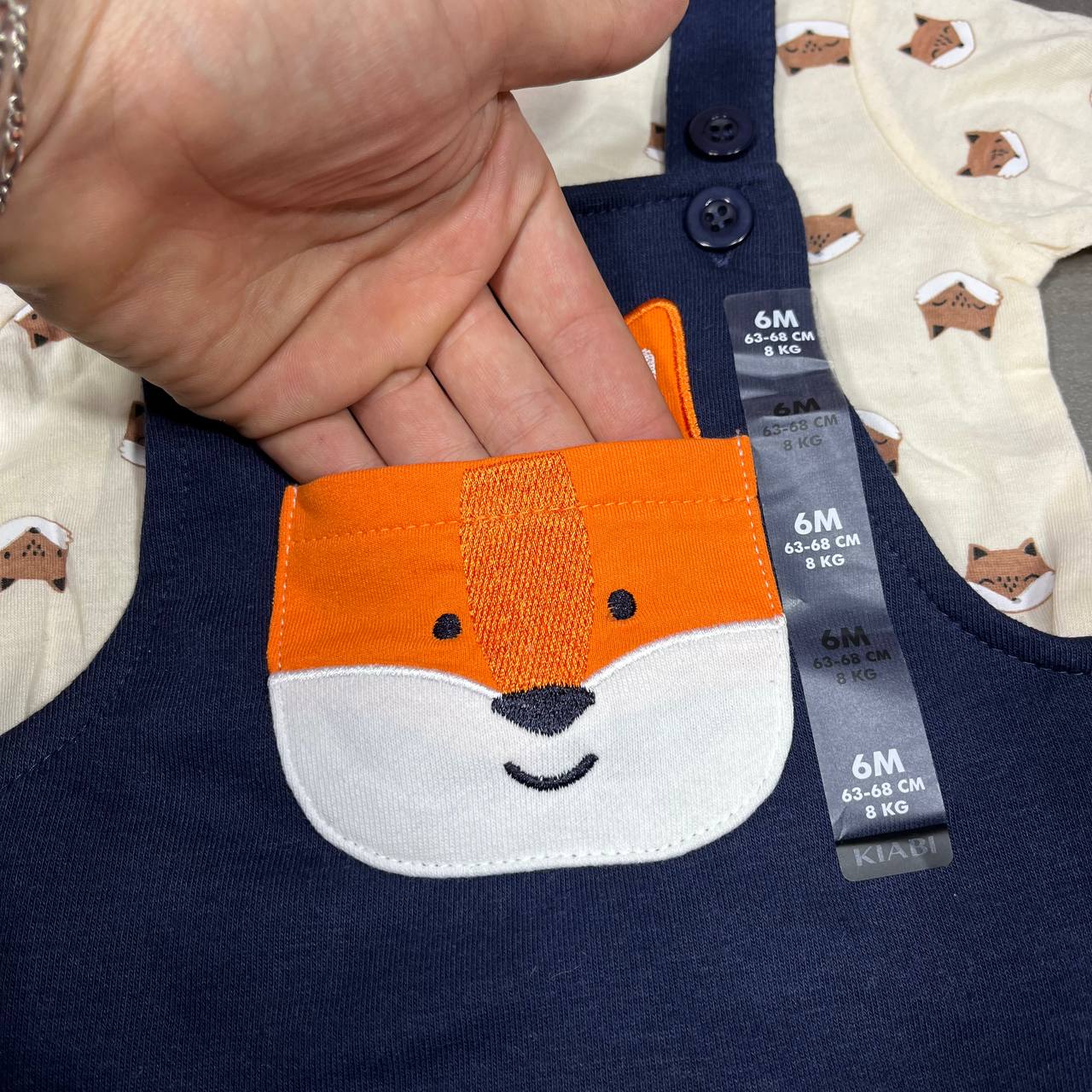 Ensemble 2 pieces -Salopette + tee-shirt