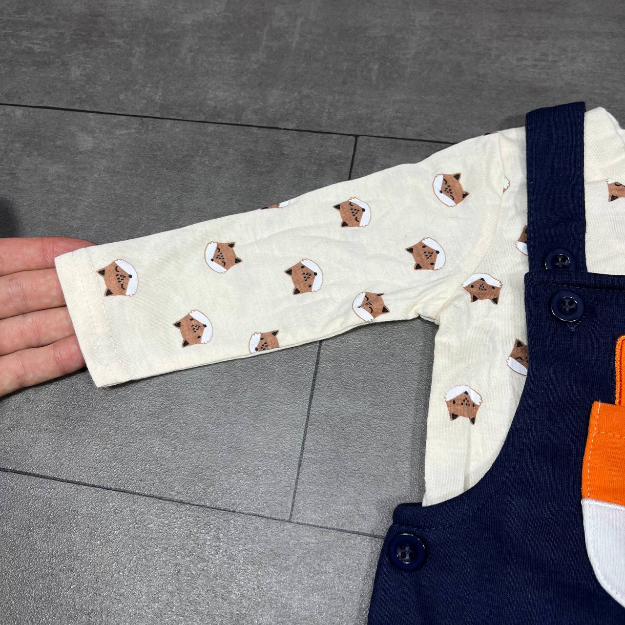 Ensemble 2 pieces -Salopette + tee-shirt