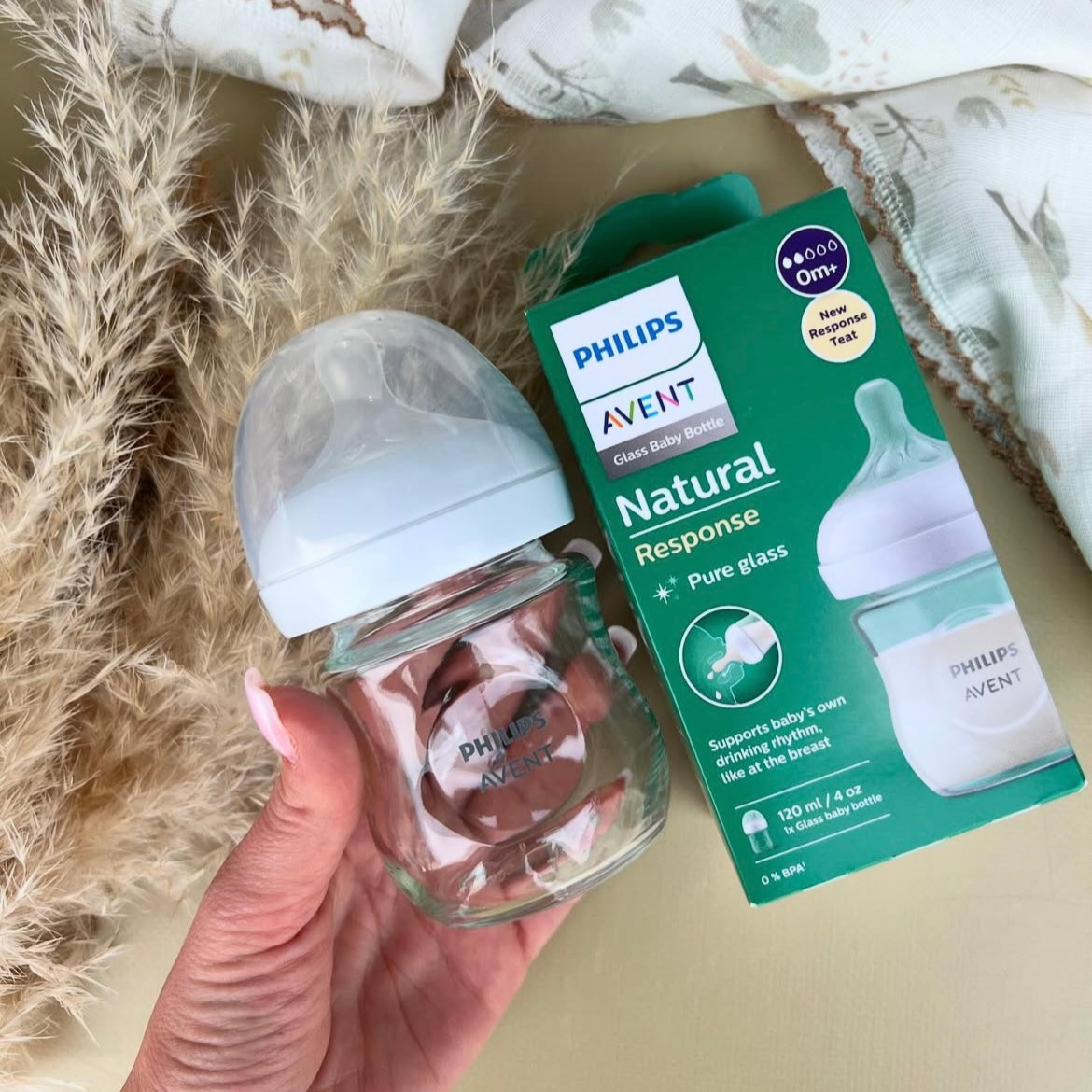 Biberon Philips Avent - verre زجاج - Naturelle