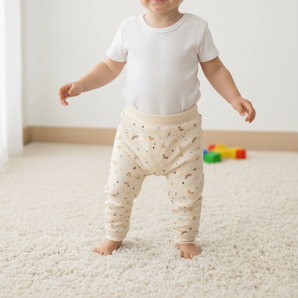 Pantalon bébé en coton doux