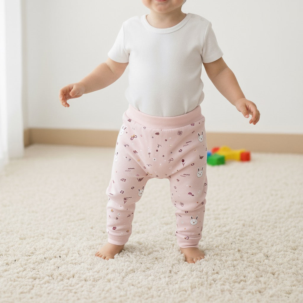 Pantalon bébé en coton doux