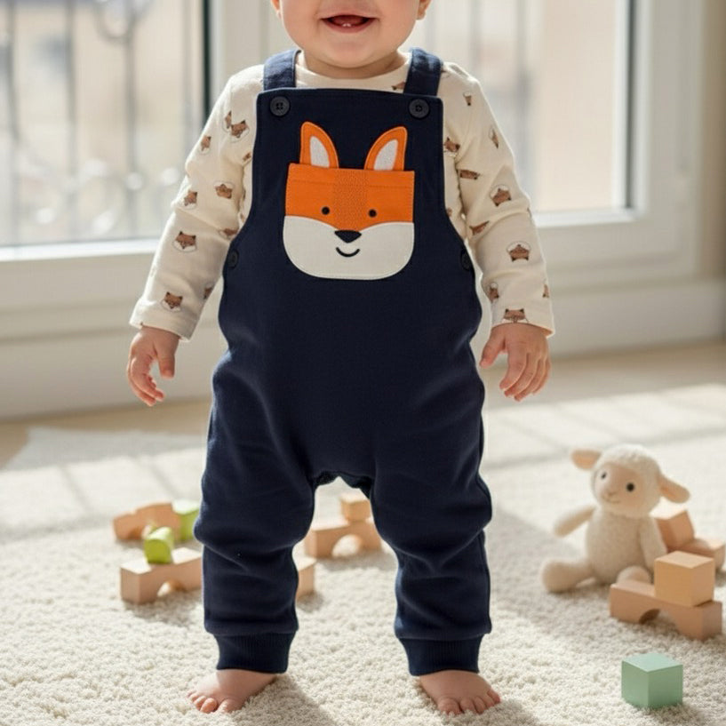 Ensemble 2 pieces -Salopette + tee-shirt