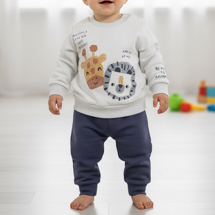 Ensemble jogging bébé motif Animaux – Iggy