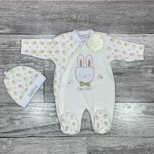 Grenouillère 2 pièces – Rasé – Lapino – Nouveau-né