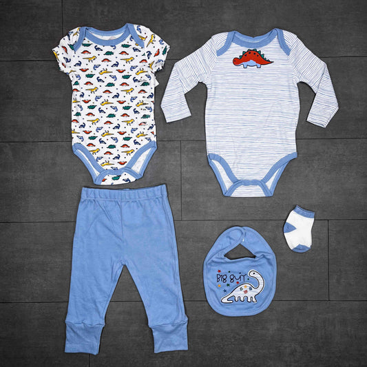 Ensemble 5 pièces pour bébé garçon – Coton – De 9 à 30 mois