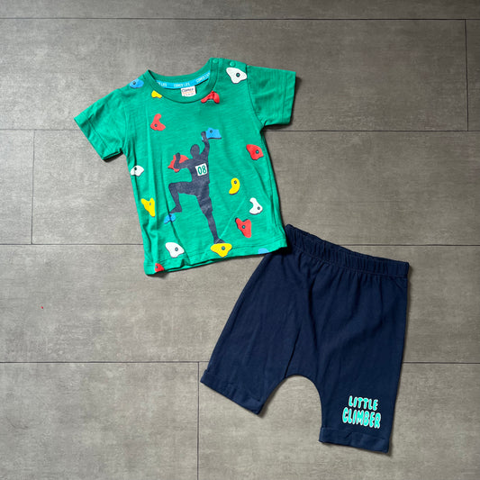 Ensemble t-shirt + short - 2 pièces