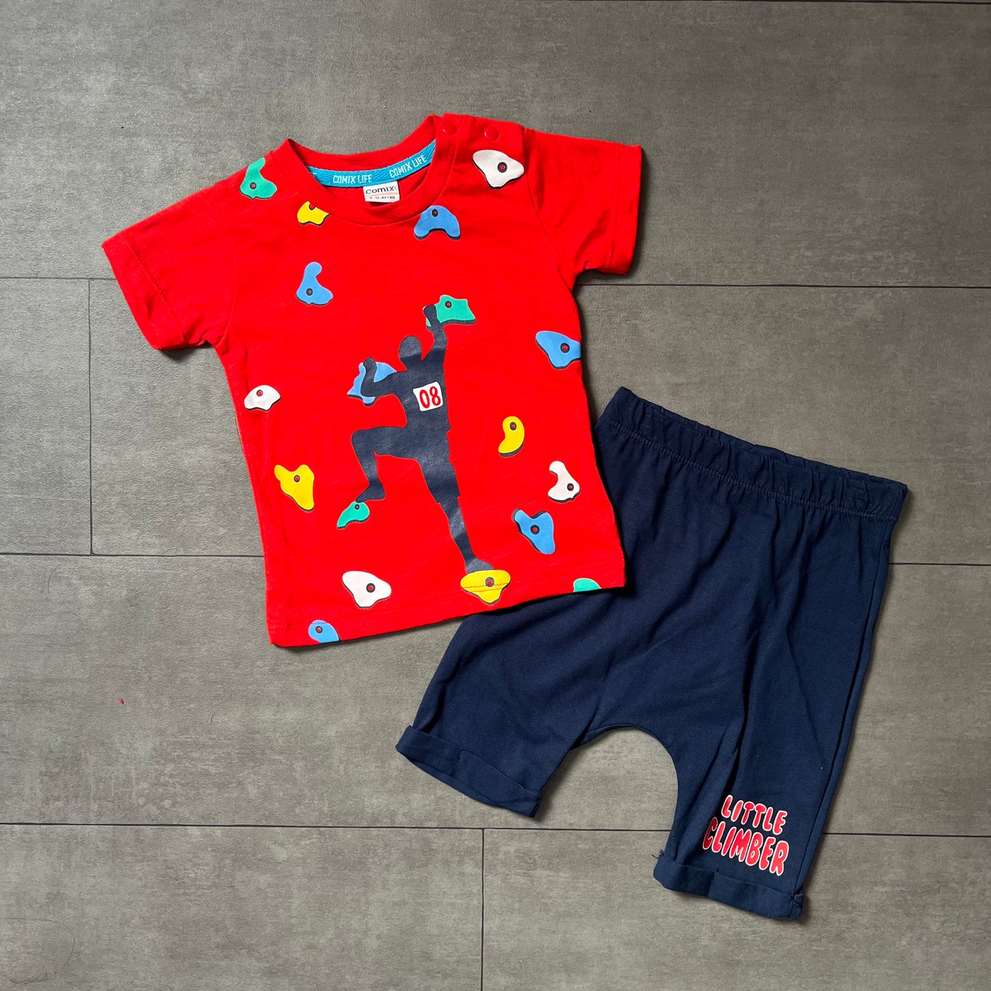 Ensemble t-shirt + short - 2 pièces