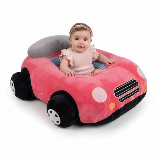 Fauteuil bébé en peluche – Design voiture de course