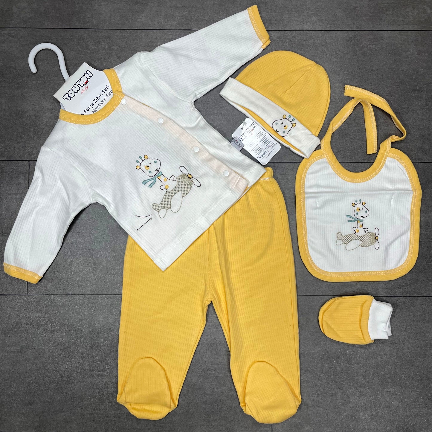 Ensamble 5 Pieces 0-3 mois