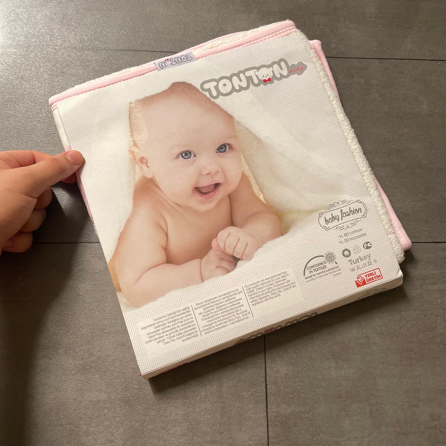 Cape de bain pour bébé - tonton