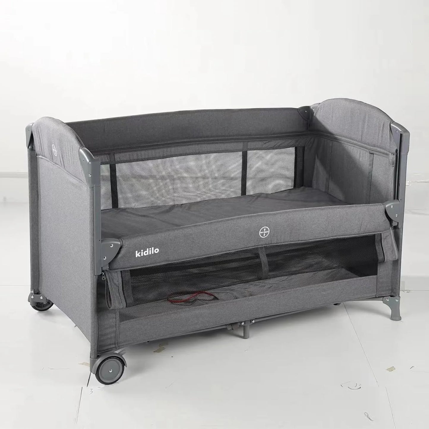 Kidilo – Lit bébé multifonction + parc de jeu – Model T-702L