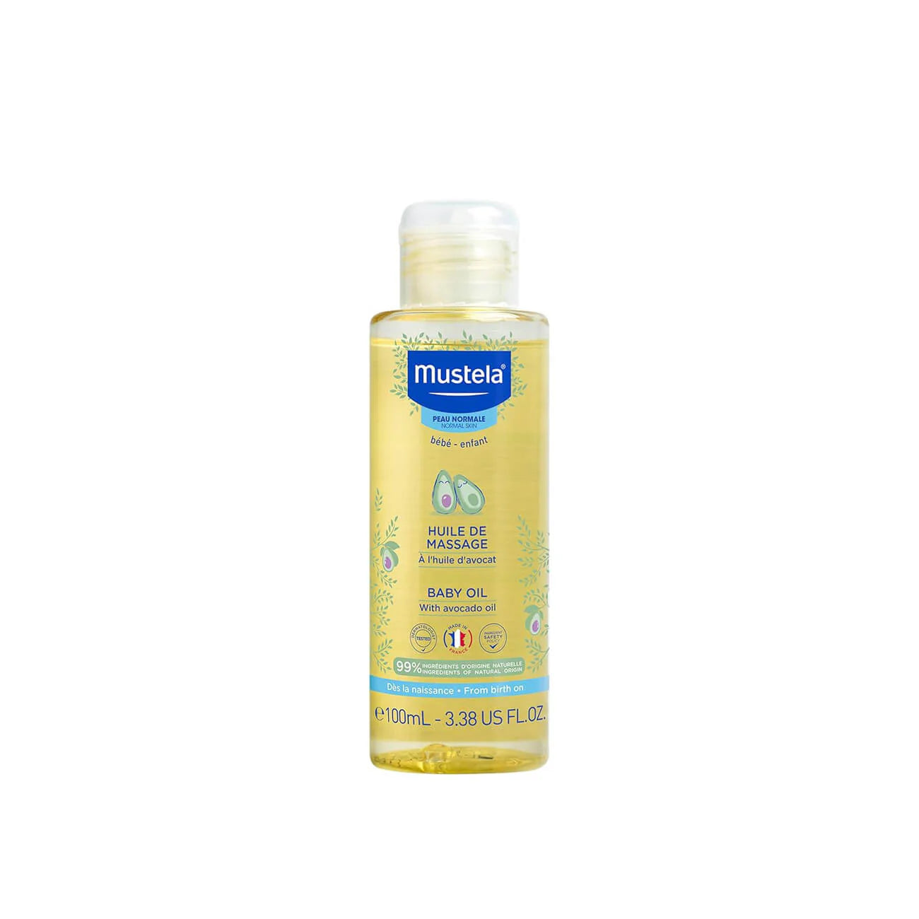Mustela - Huile de Massage à l'Huile d'Avocat