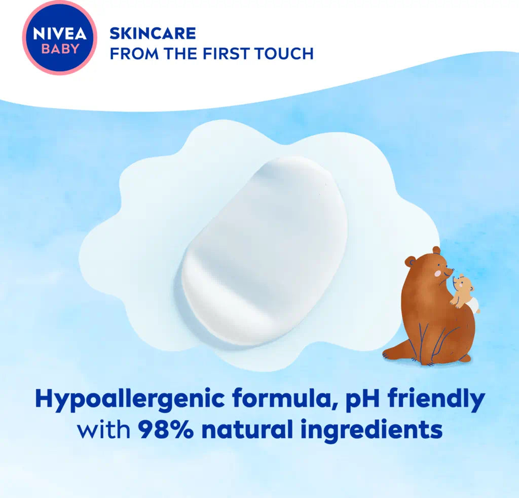 NIVEA – Baby Soft & Light Lotion à l’Amande & Vitamines B5, C, E – Hydratation Douce & Protection Quotidienne