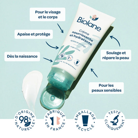 Biolane – Crème nourrissante et hydratante
