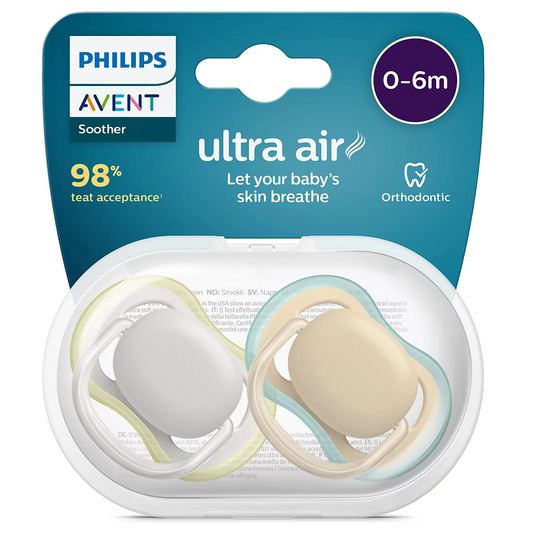 Philips Avent - Sucette 2 pieces - Ultra Air SCF085/15
