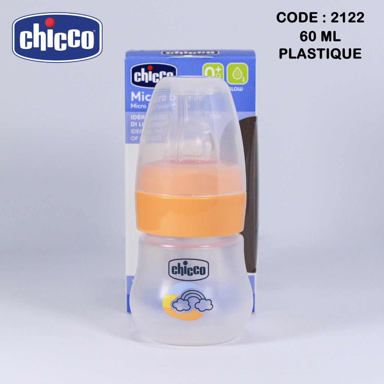 Micro Biberon Chicco - Plastique - Anti-colic - 🇮🇹