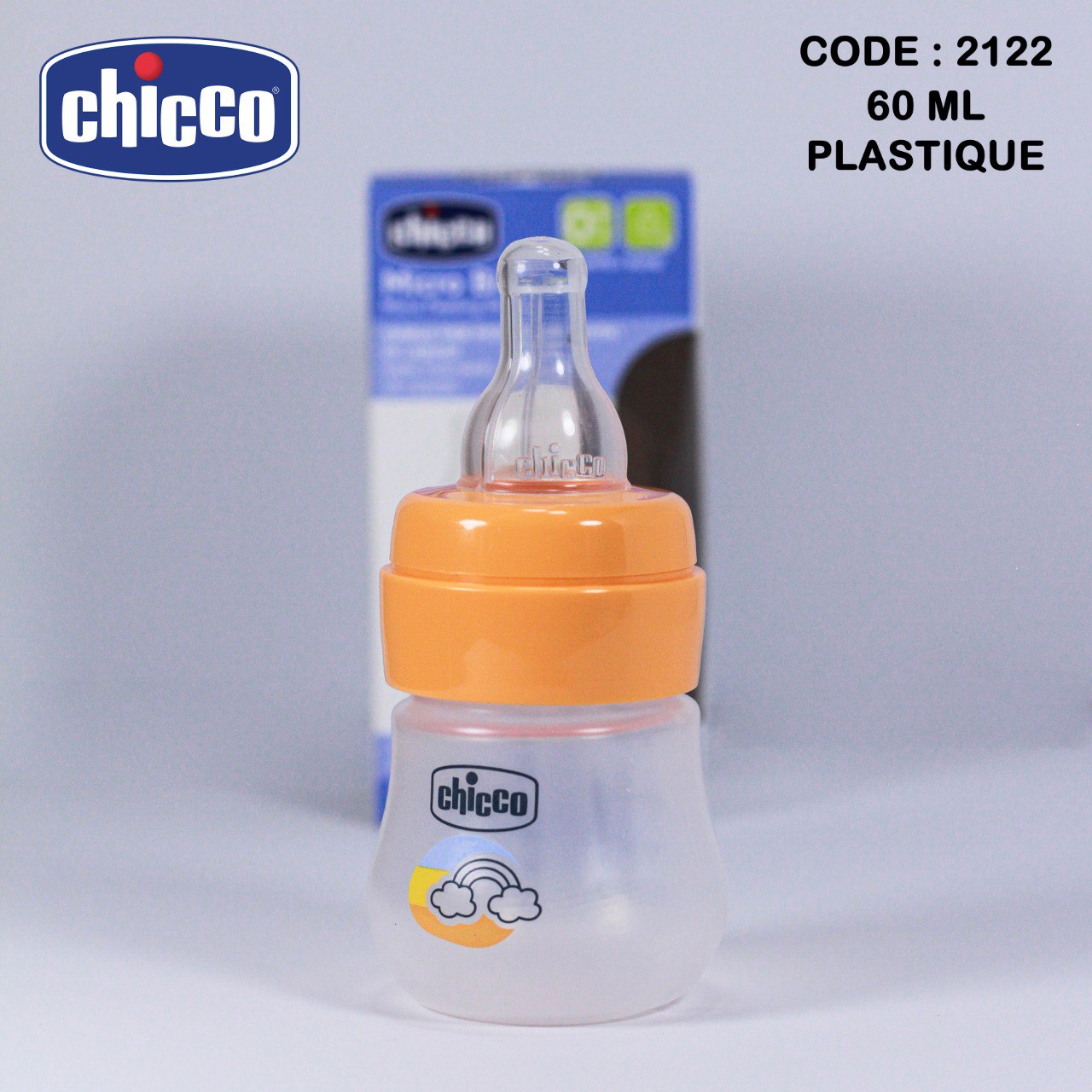 Micro Biberon Chicco - Plastique - Anti-colic - 🇮🇹