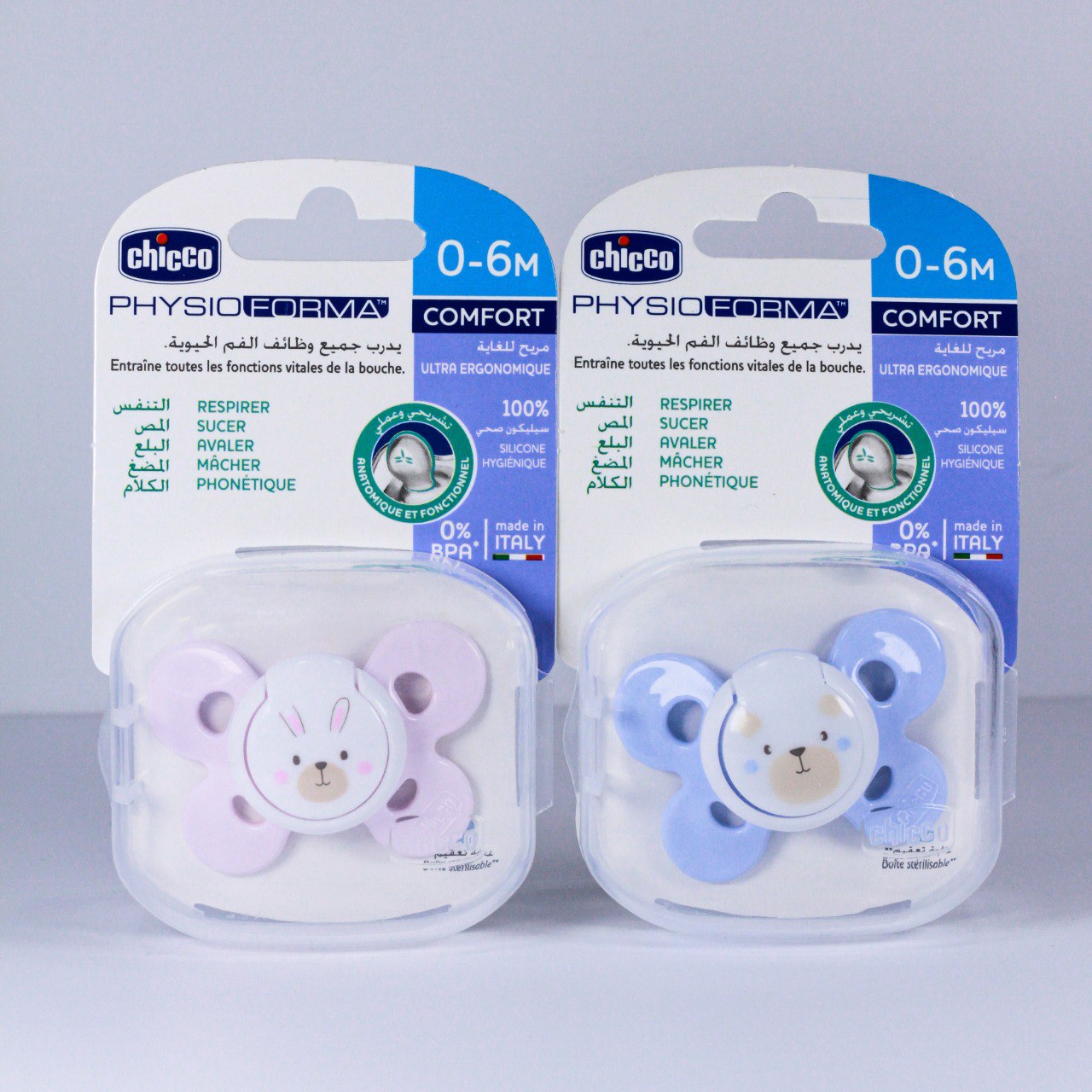 Sucette PhysioForma pour bébé 0-6 mois – Chicco 🇮🇹