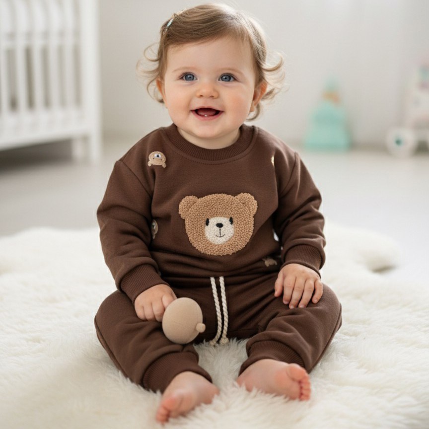 Ensemble jogging motif Ourson - Mini Bello