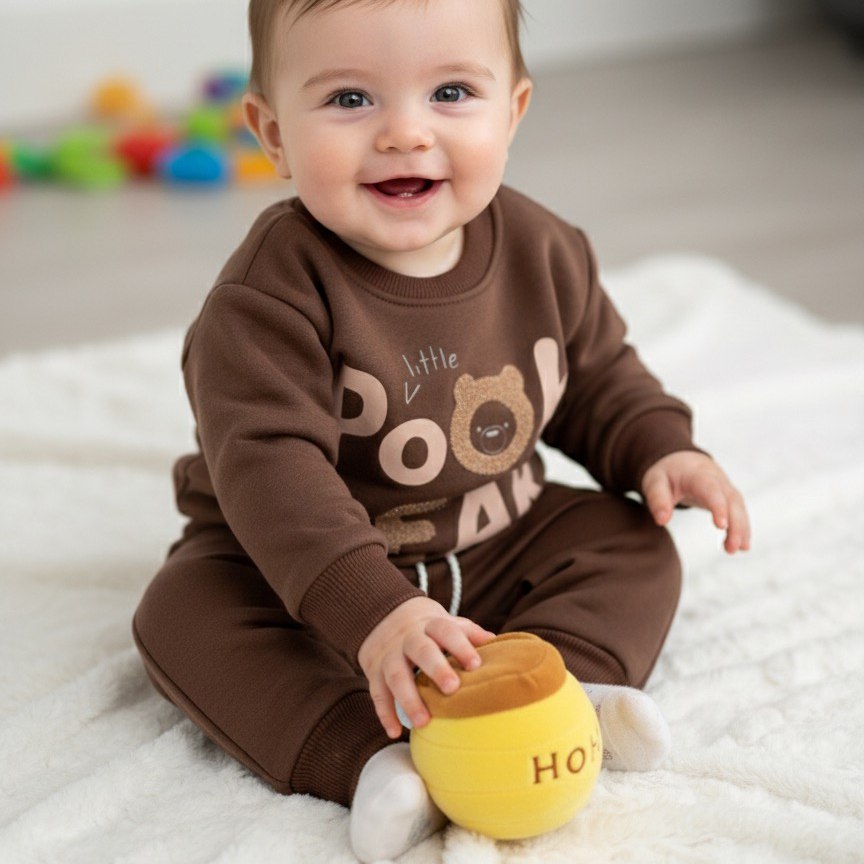 Ensemble jogging motif Ourson - Mini Bello