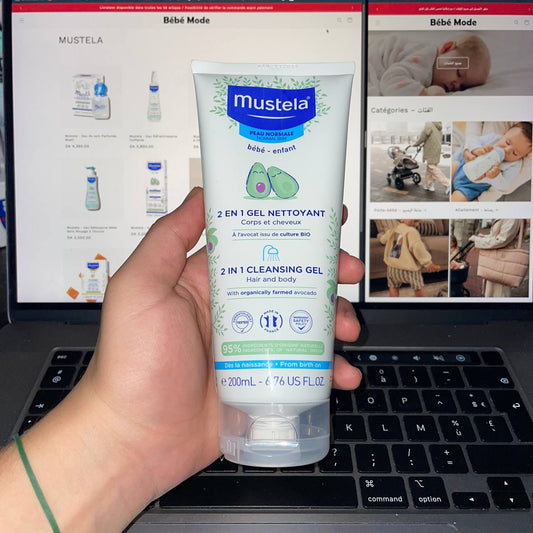 Mustela - 2 en 1 Gel Nettoyant à l'Avocat