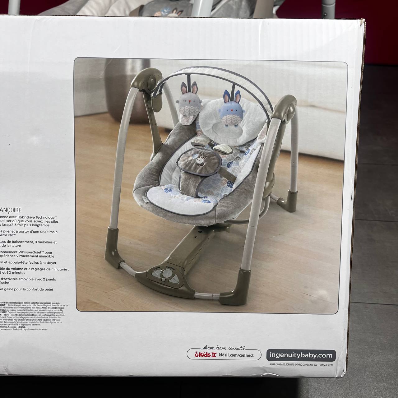 Balançoire électrique pour bébé