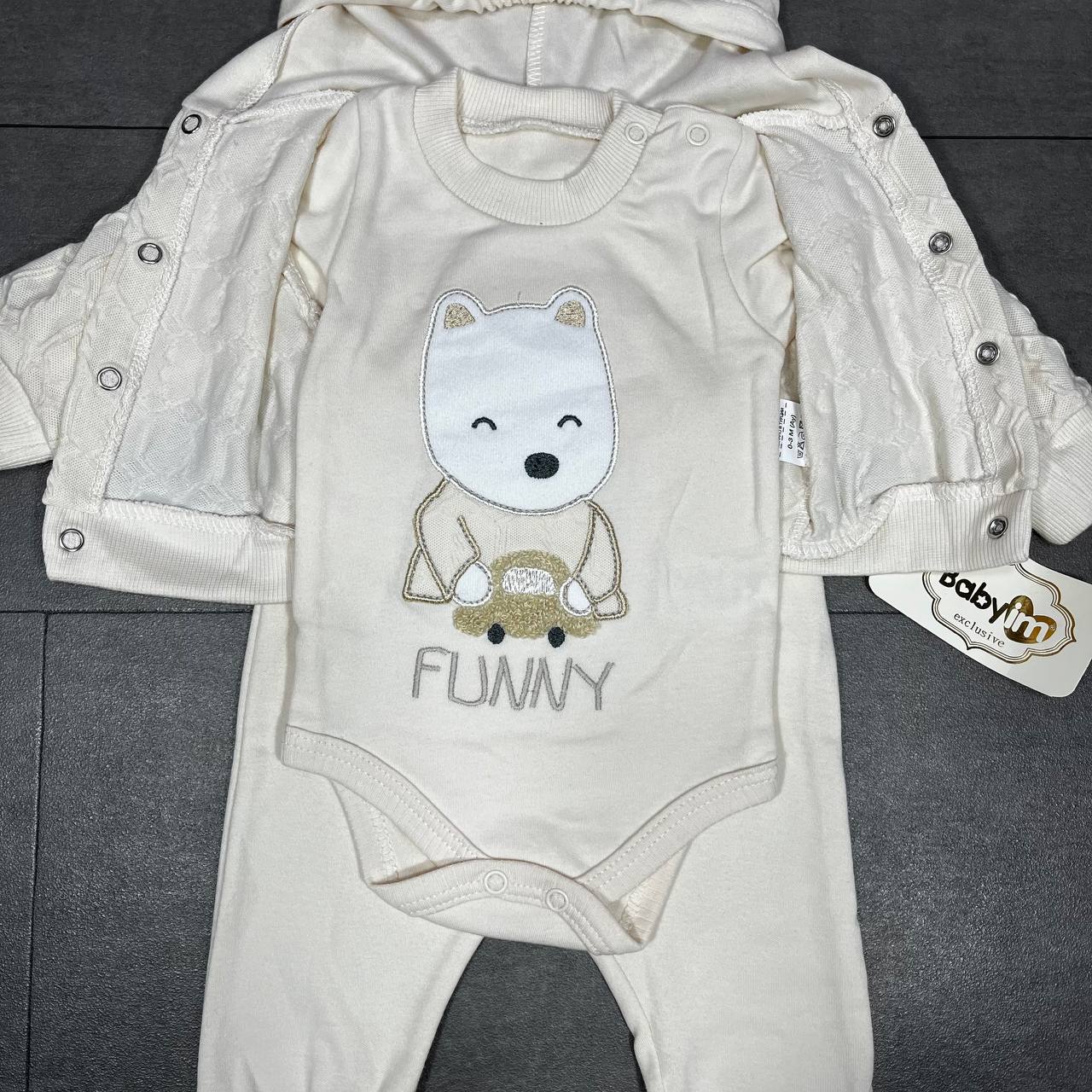 Ensemble bébé demi-saison 3 pièces