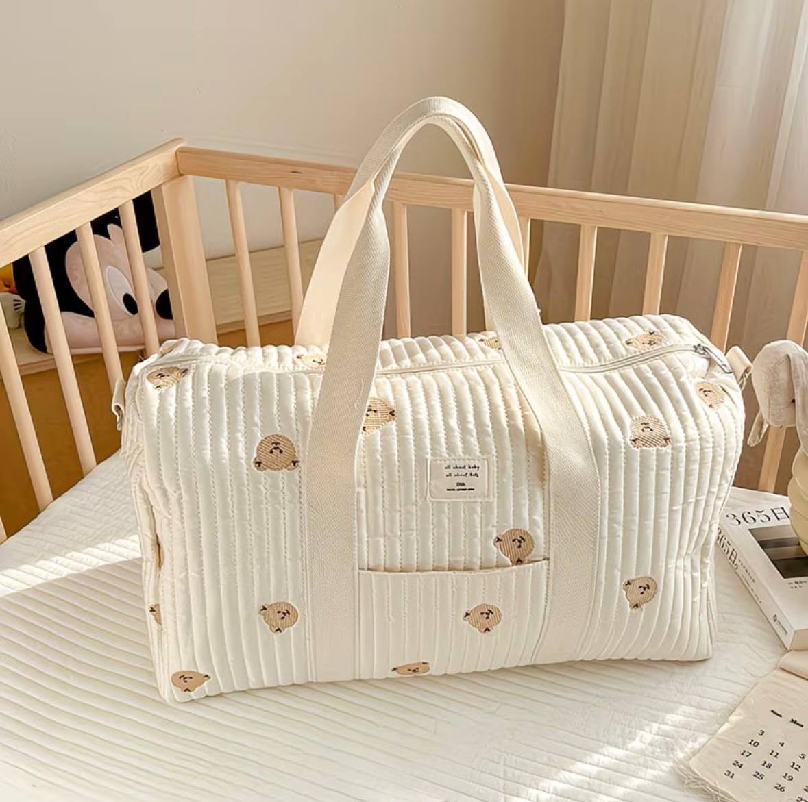 Sac à Langer Design Ours Brodés