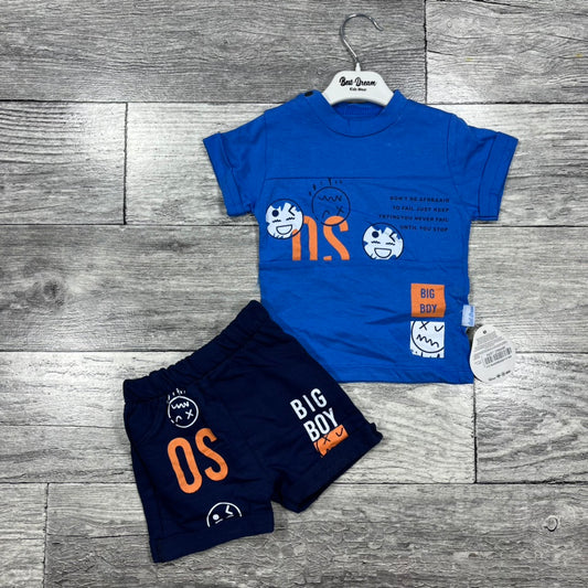 Ensemble t-shirt + short - 2 pièces