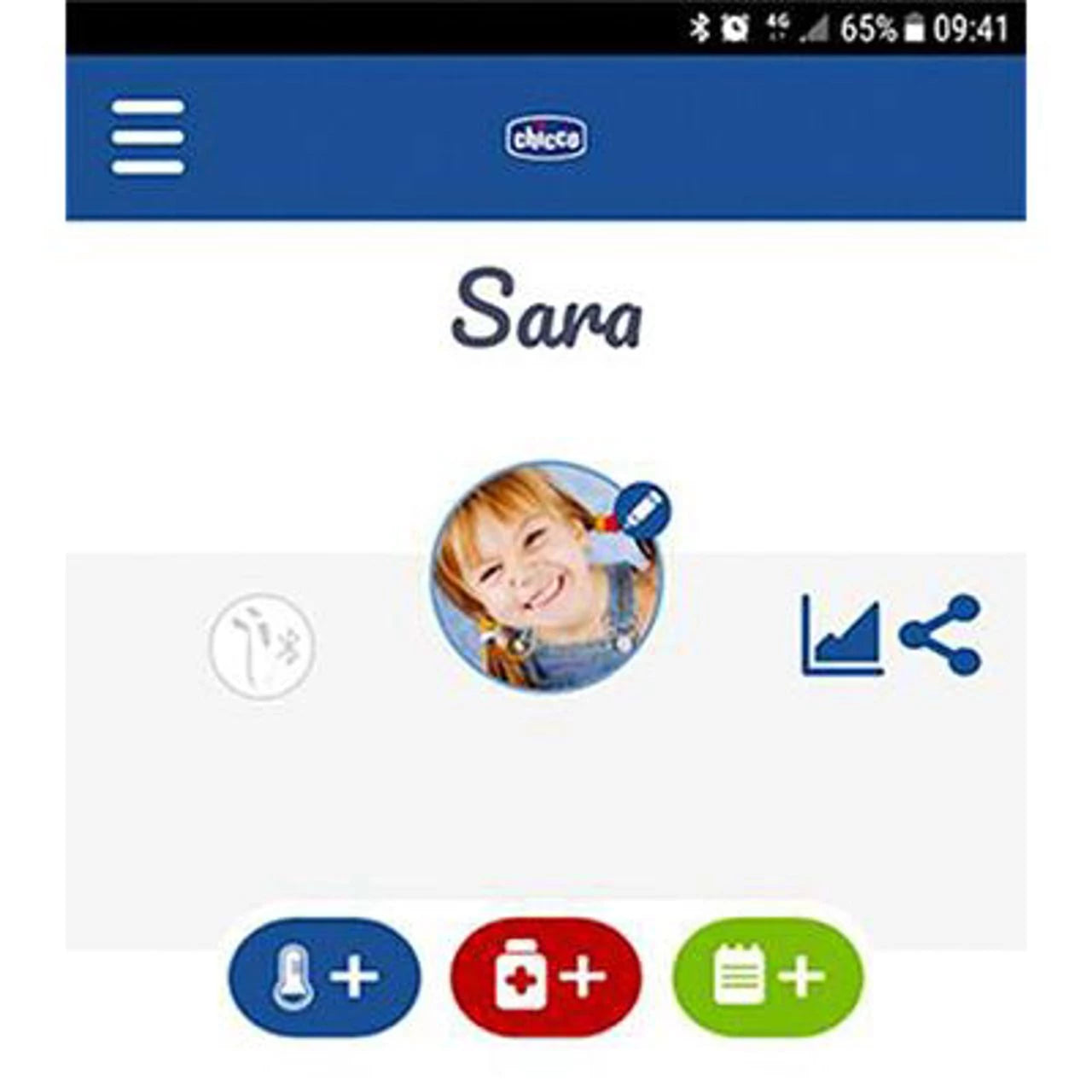 Chicco – Thermomètre Infrarouge Connecté 3 en 1 pour Toute la Famille
