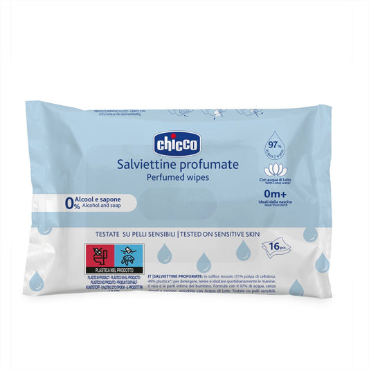 Chicco - lingettes parfumées x 60 pieces