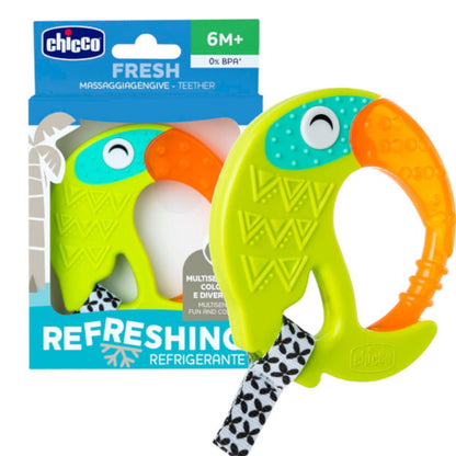 Chicco - Anneau de dentition et Hochets : Fresh Funny 6M+