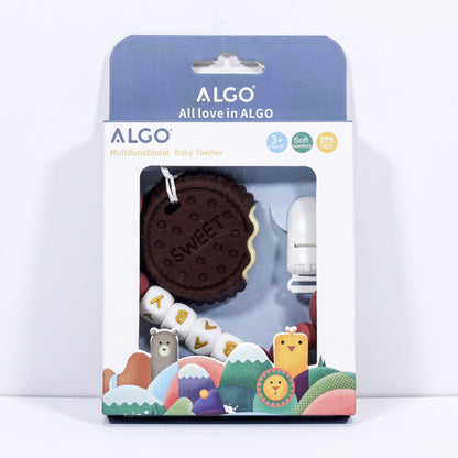 ALGO – Anneau de dentition Cake avec attache