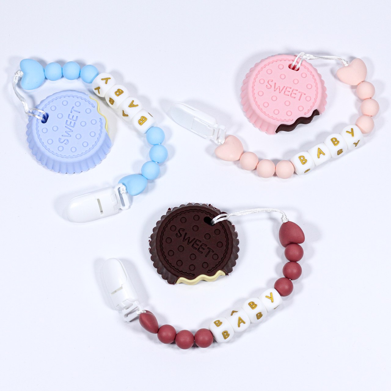 ALGO – Anneau de dentition Cake avec attache