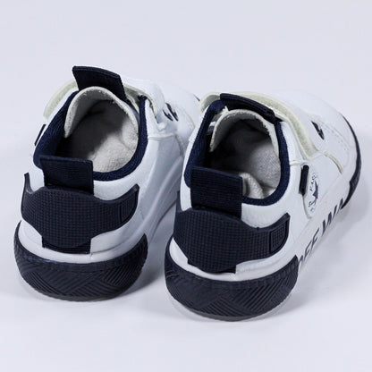 Chaussures bébé en semi-cuir avec fermeture à scratch