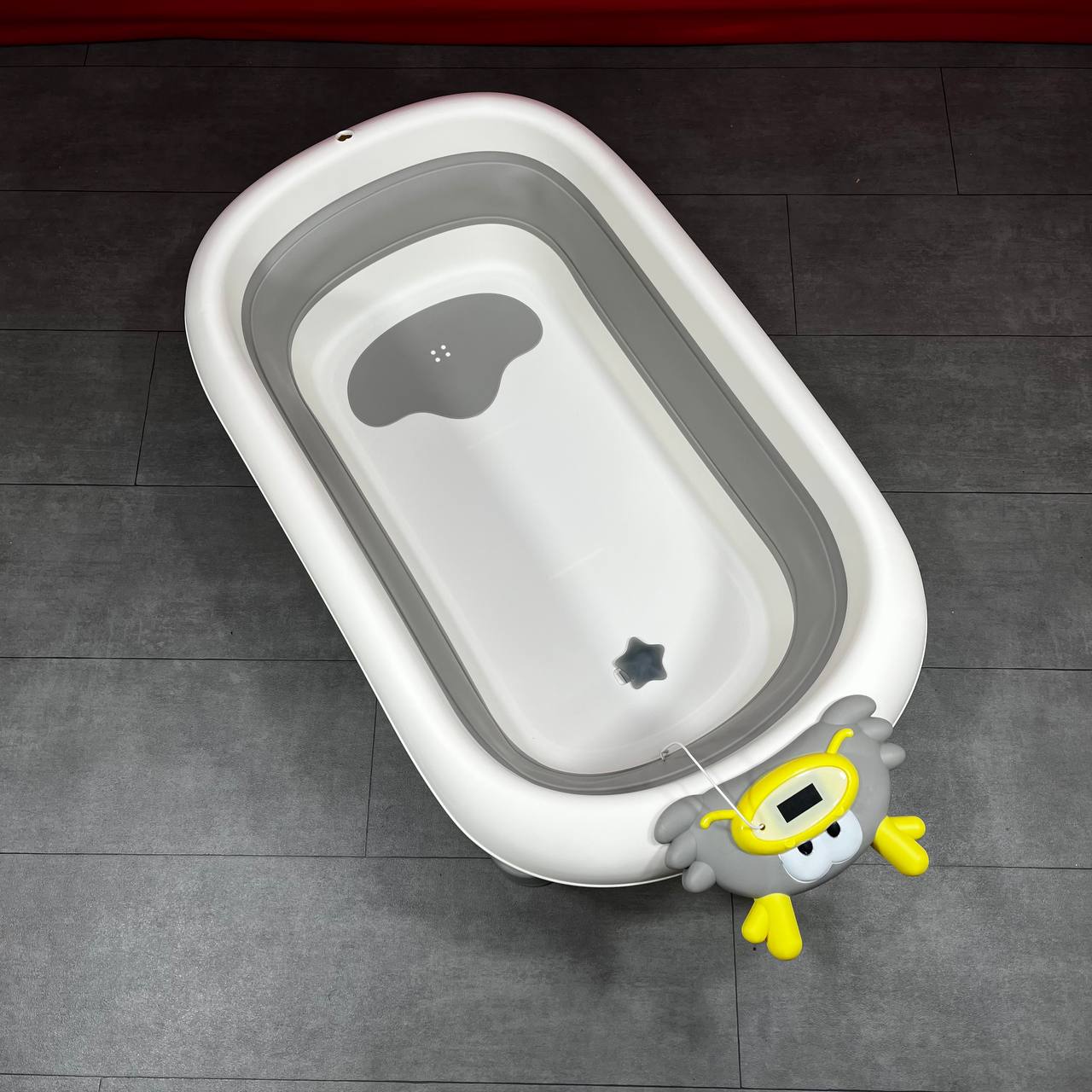Baignoire pliable avec thermomètre intégré